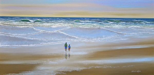 Beach Walk Painting