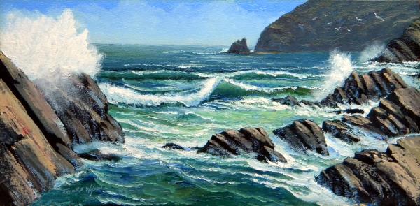 Summer Surf Painting